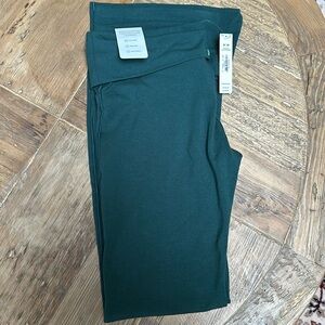 PINK fold over flair leggings